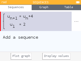 Changer la notation des suite pour afficher en fonction de Un-1