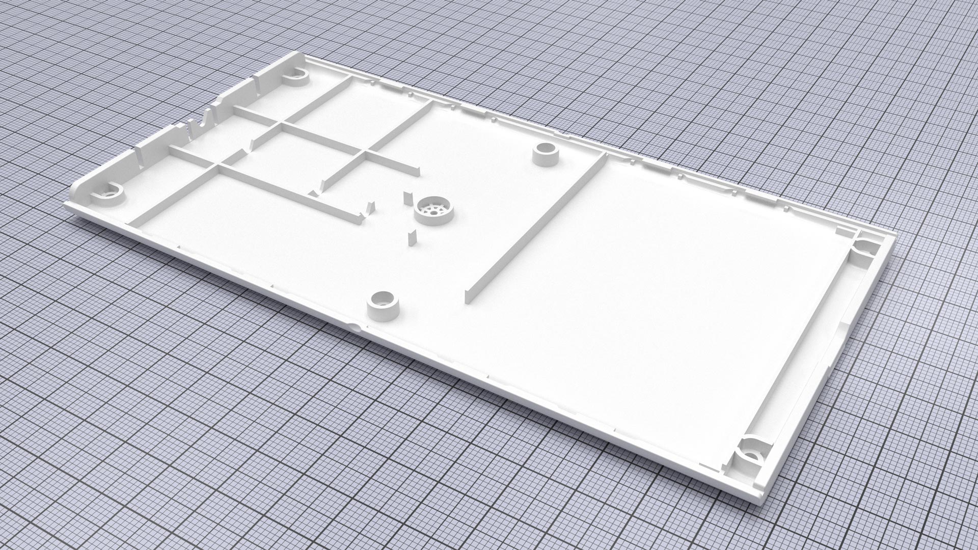 Inside the bottom part of the NumWorks graphing calculator