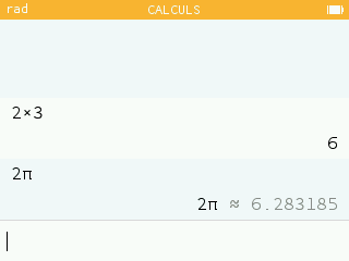 La multiplication est représentée par une croix