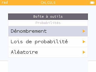 Fermeture et ouverture de la boite à outils