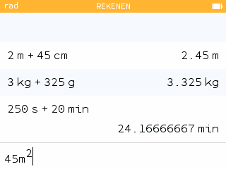 Eenheden zonder underscore