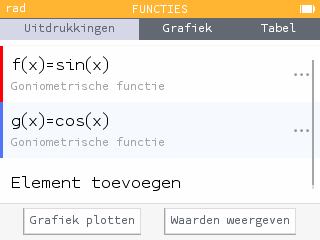 Exacte stappen bepalen voor de assen