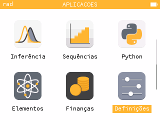 Lupa no menu acessibilidade